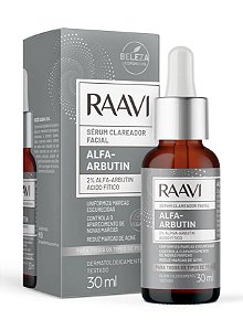 SÉRUM FACIAL CLAREADOR ALFA-ARBUTIN RAAVI 30ML
