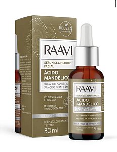 SÉRUM FACIAL CLAREADOR ÁCIDO MANDÉLICO RAAVI 30ML