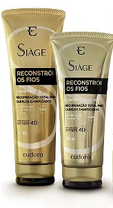 COMBO EUDORA SIAGE RECONSTROI OS FIOS SHAMPOO + CONDICIONADOR