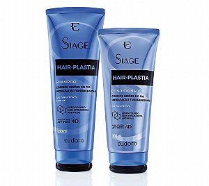 COMBO EUDORA SIAGE HAIR PLASTIA SHAMPOO + CONDICIONADOR