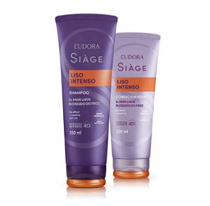 COMBO EUDORA SIAGE LISO EXTREMO SHAMPOO + CONDICIONADOR