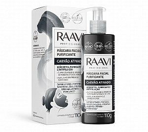 MÁSCARA FACIAL PURIFICANTE CARVÃO RAAVI 110G