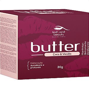 BUTTER MANTEIGA HIDRATANTE LABIAL LASH BRASIL 30g