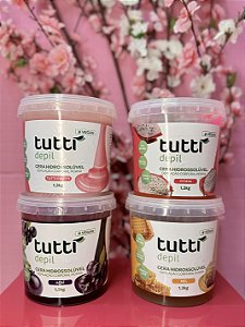 CERA DEPILATORIA HIDROSSOLUVEL TUTTI DEPIL 600g