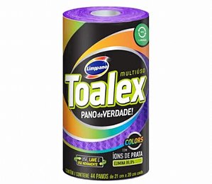 PANO REUTILIZAVEL ROXO TOALEX ROLO