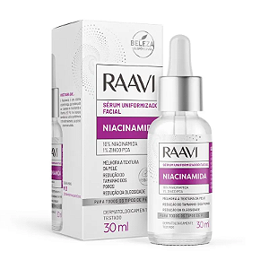 SERUM UNIFORMIZADOR NIACINAMIDA FACIAL RAAVI 30ml