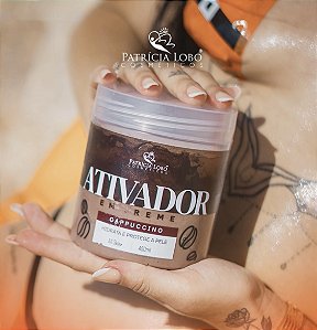 ATIVADOR EM CREME CAPUCCINO PATRICIA LOBO 450g