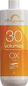 OX CREMOSA 30 VOLUMES LUAL BANHO DOURADO 1Lt CAPILAR ESSÊNCIA