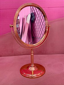 ESPELHO DE MESA ROSE GOLD