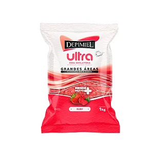 Cera Depilatória Em Pérolas Ruby (Frutas Vermelhas) - Sistema Espanhol - 1kg - Depimiel