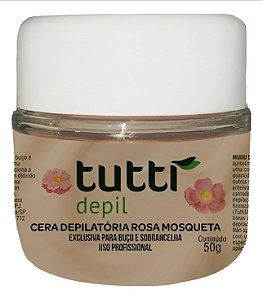 CERA DEPILATORIA ROSA MOSQUETA TUTTI DEPIL 50g