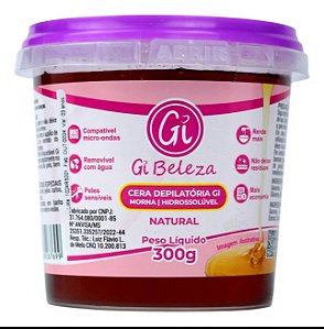 CERA NATURAL HIDROSSOLÚVEL GI BELEZA 300g