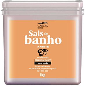 SAIS DE BANHO KARITE CAPILAR ESSÊNCIA 1kg
