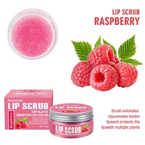 ESFOLIANTE LABIAL AMATONI FRUTAS VERMELHAS 30g