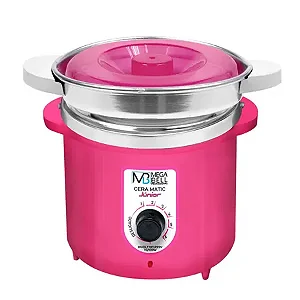 TERMOCERA AQUECEDOR DE CERA JÚNIOR 400G - ROSA - COM REFIL - MEGA BELL
