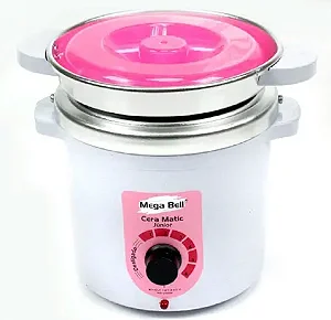 TERMOCERA AQUECEDOR DE CERA JÚNIOR 400G - BRANCO - COM REFIL - MEGA BELL
