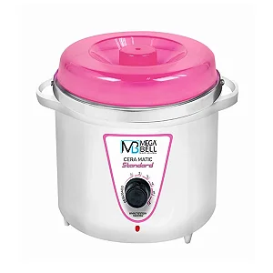 TERMOCERA AQUECEDOR DE CERA STANDARD 700G (COM REFIL) - BRANCO- MEGA BELL