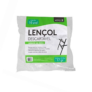 LENÇOL DESCARTAVEL BRANCO PARA MACA NTFEX