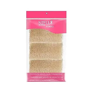 BUCHA VEGETAL PACOTE COM 3 UNIDADES NT FLEX