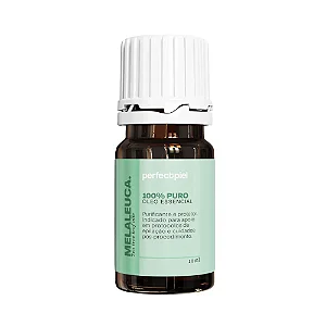 ÓLEO ESSENCIAL 100% PURO MELALEUCA 10ML - PERFECTPIEL