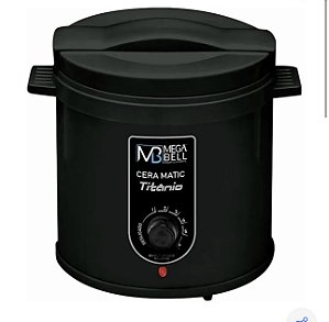 TERMOCERA AQUECEDOR DE CERA TITÂNIO 1000G - MEGA BELL