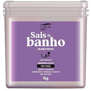 SAIS DE BANHO AMETISTA CAPILAR ESSÊNCIA 1kg