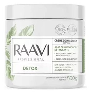 CREME DE MASSAGEM DETOX CORPORAL - (500G) - RAAVI