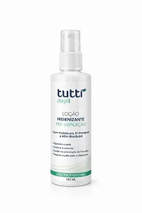 LOÇÃO HIGIENIZANTE - 140ML - PRÉ DEPILAÇÃO - TUTTIDEPIL