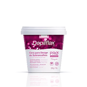 Cera Para Design De Sobrancelhas Fúcsia Depilflax PRO Design
