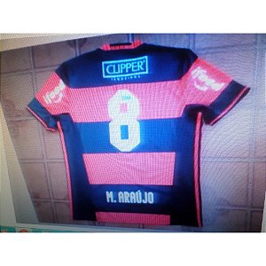 Camisa flamengo rubro negra jogo número 8 Márcio Araújo tamanho G