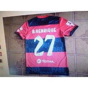 Camisa Flamengo Rubro negra jogo carioca número 27 B. Henrique tamanho P