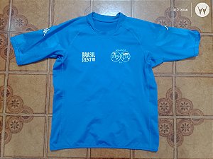 Camisa Brasil azul jogo selecta 09 tamanho G