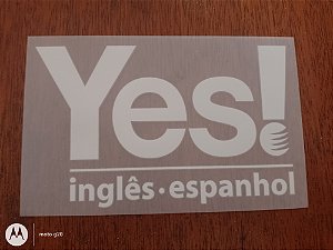 Patrocínio YES Branco pra camisa Flamengo