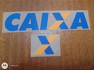 Patrocínio CAIXA Azul + x pequeno pra camisa do Flamengo