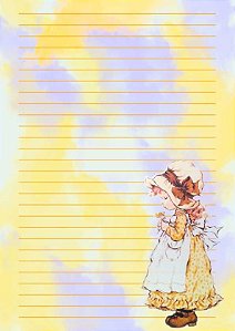 Papel de carta Sarah Linhas Pautadas
