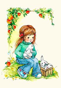 Papel de carta Sarah art aquarelada