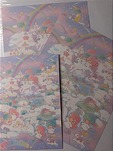 Papel de Carta Little Twins Stars Sanrio Importado
