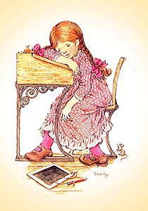 Papel de carta menina Sarah Kay