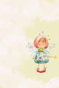 Papel de carta Fadinha Preguiçosa