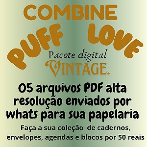 ARQUIVO DIGITAL PUFF LOVE - LEIA A DESCRIÇÃO DO PRODUTO