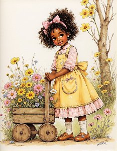 COLEÇÃO GERTA NO JARDIM - 10 papéis de carta