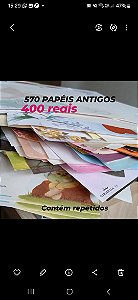 570 papéis de carta antigos por 400 reais - contém repetidos