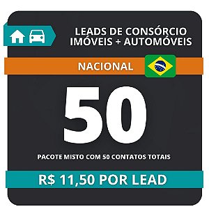 50 Leads de Consórcio (Imóvel e Automóvel)