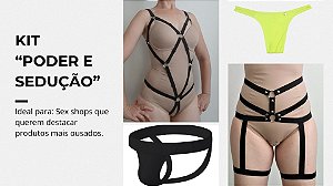Kit 2 -  “Poder e Sedução” – Especial para Sex Shops