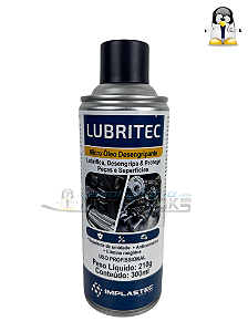 Spray Lubritec Micro Óleo Desengripante Implastec 300ml