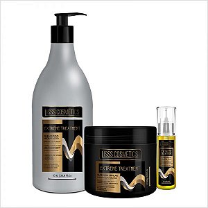 Shampoo Hidratação + Máscara Hidratação + Silicone Inca Oil