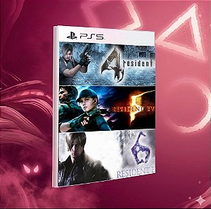 Resident Evil Pacote Triplo Ps5 Mídia Digital