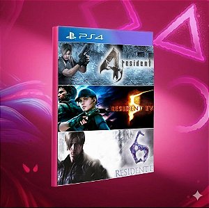 resident evil triple pack PS4 MÍDIA DIGITAL