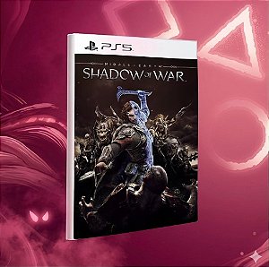 SHADOW OF WAR PS5 Midia digital