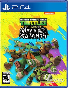 Teenage Mutant Ninja Turtles Arcade: Wrath of the Mutants PS4 Midia Digital
